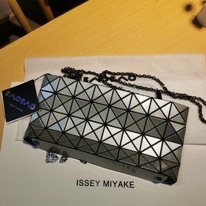 Bao Bao Issey Miyake Shoulder Bag Silver Grey